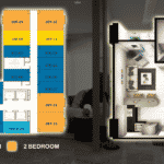 Tower Aoki Apartemen Vasanta Innopark Type 2BR