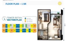 Tower Botan Apartemen Vasanta Innopark Type 1BR