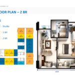 Tower Aoki Apartemen Vasanta Innopark Type 2BR